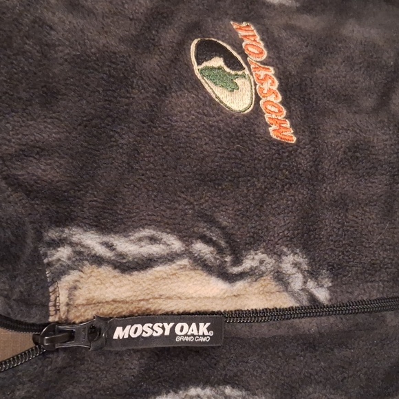 ECLIPSE Mossy Oak Camo Fleece Zipper Jacket L - Picture 3 of 8